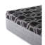 Matelas pour grand lit 14 po Ultra. Amélioration du sommeil frais avec couverture de glace. Cuivre, gel, argent, graphite de 3 po. Bobines enveloppées de bord de minimisation de bruit. Réglable. Fabriqué en grand
