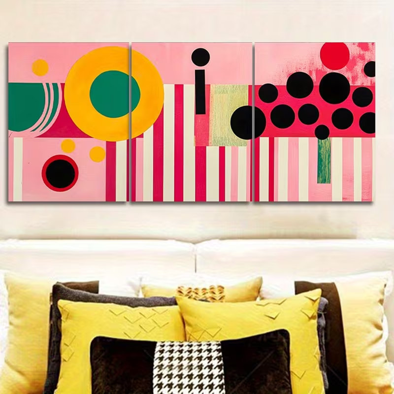 3 Piece Wrapped Canvas Print, 45 cm H x 30 cm W