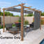 Écran de remplacement pour pergola rétractable mauve-87037579-87037585