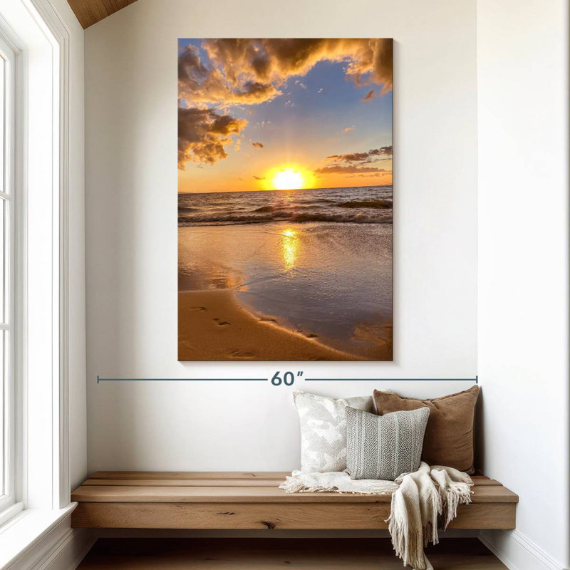 Gillard Seascape Sunset, 51" H x 34" W
