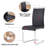 Upholstered Dining Chairs With Chrome Base, Comfortable Kitchen Chairs For Dining Room Or Apartment-1276216638-1276216634