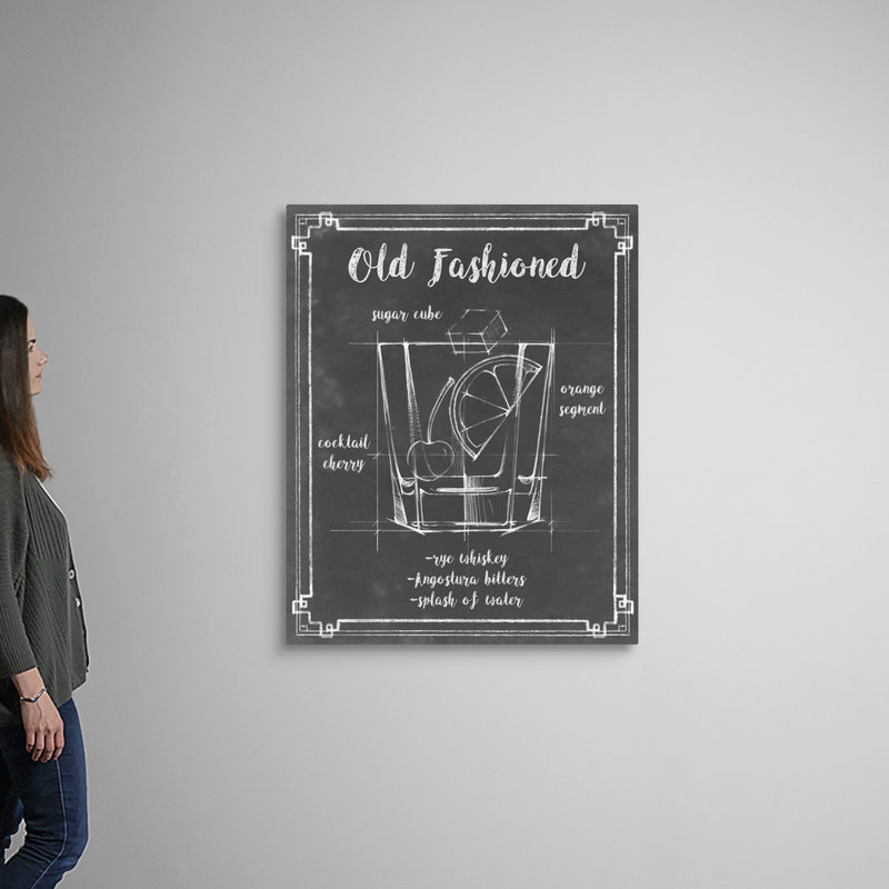Mixology I - Impression sur toile, Toile tendue, H 45 po x l 36 po x P 1,25 po