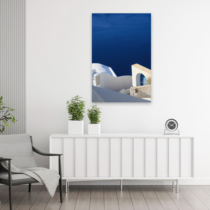 Contemporain et moderne Santorini II, H 36 po x l 24 po