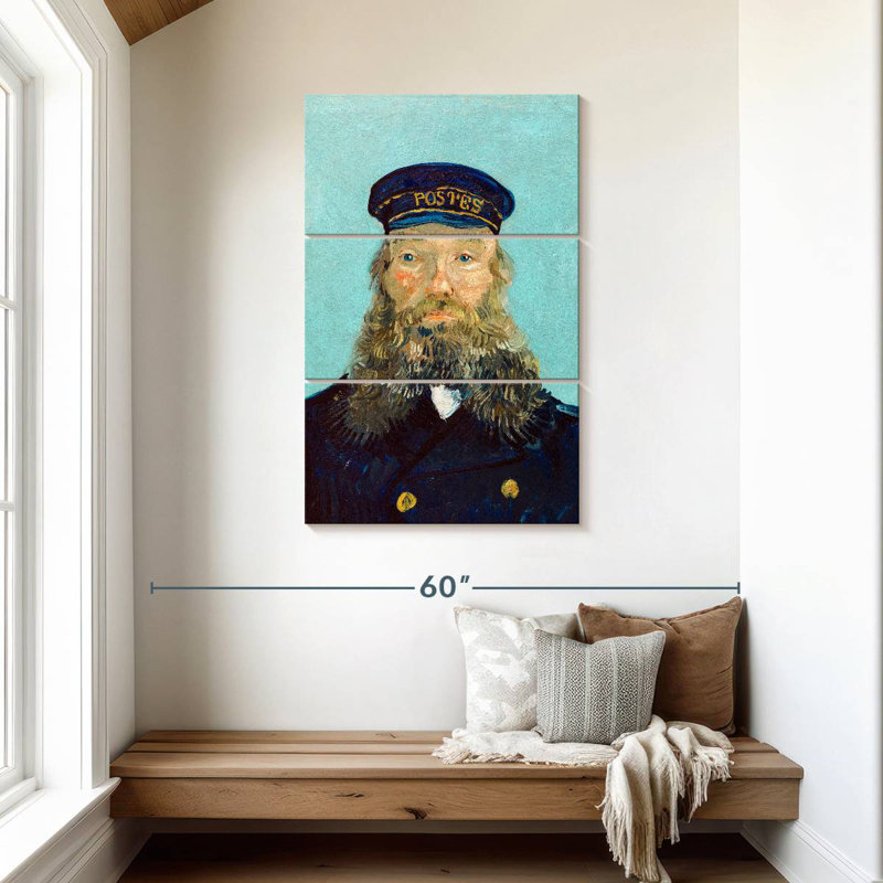 Leisha, portrait du facteur Roulin, H 45 po x l 28 po