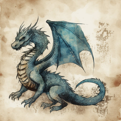 Literie de dragon sauvage