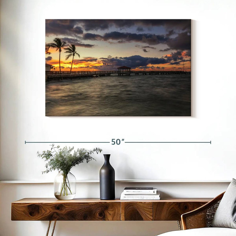 Gillard Key West Twilight Gillard, 26" H x 39" W