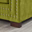 Causeuse rembourrée en velours avec accoudoirs carrés décoratifs Modern Design-1817086406