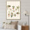 «Botanical Bliss Joyful Hanging Boho Houseplants I», reproduction sur toile