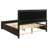 Organic Storage Panel Bed with Concealed Drawers