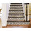 Carreaux amovibles pelez et collez gris foncé 8 po x 8 po-557156157-557156097
