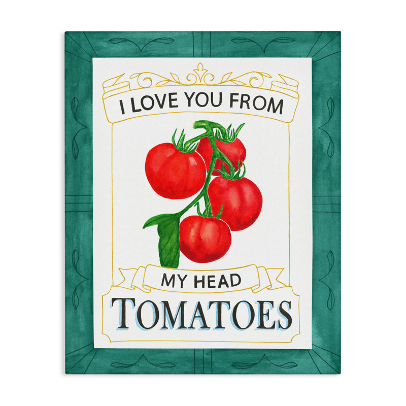 «My Head Tomatoes», toile par Lara Beeston, H 30 po x l 24 po