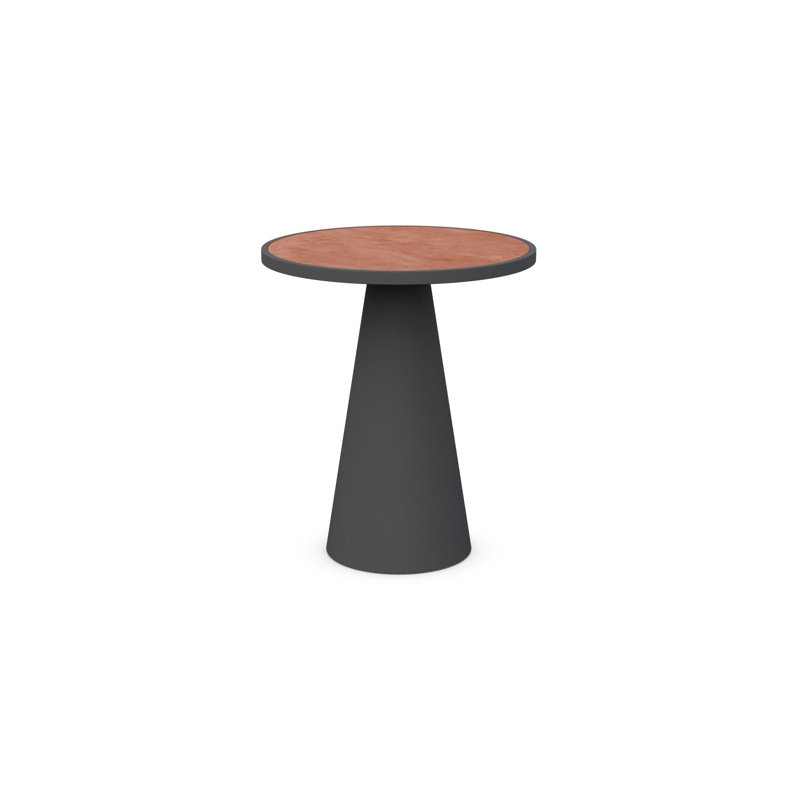 Leon Bar Table - Dekton Top, Charcoal, Micron