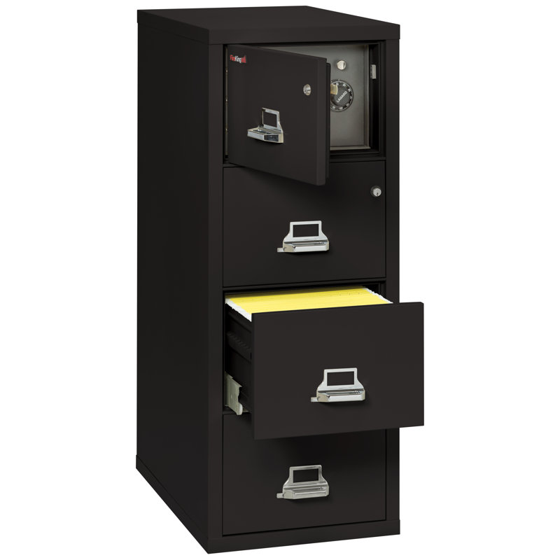 Legal 3 - Drawer File Cabinet, Black