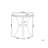 Ginjiro Aluminium Bistro Table