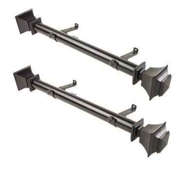 Tringle à rideaux latérale réglable 1,5 po Monty