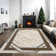 Monaco Series Abrstract Black/Gray/Ivory/Beige Area Rug