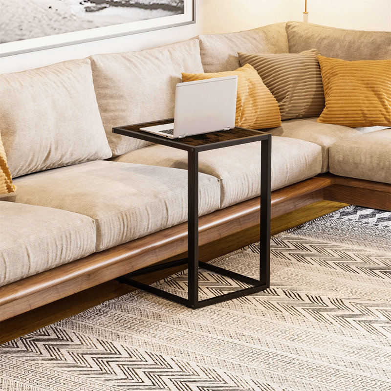 C Table End Table, Brown