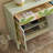 Modern Hand-Painted Accent Cabinet