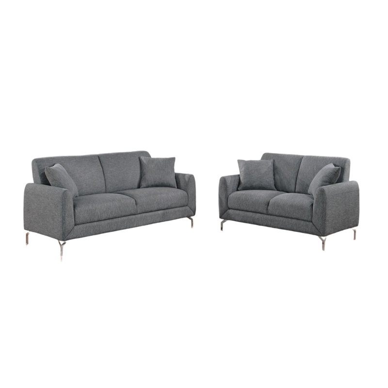 Chelce Modern Canapé Elegant 2pc Canapé