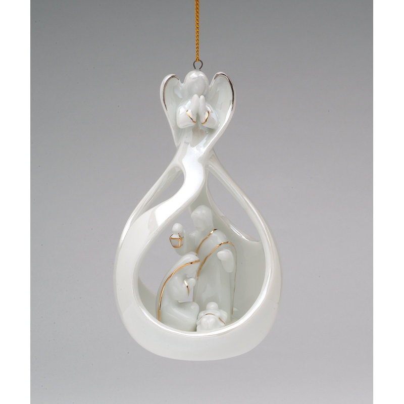 Figurine décorative suspendue ange gardien