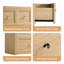 Ensemble de commode 6 tiroirs 2 pièces-1544971735