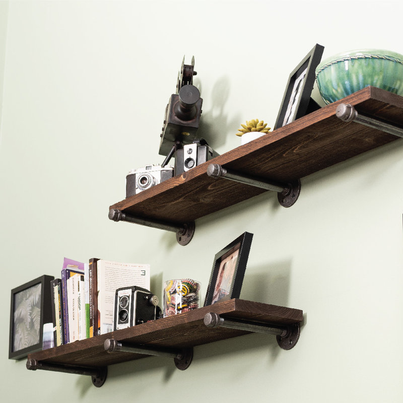 Pingree 2 Piece Solid Wood, Trail Brown