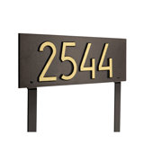 Mid-century Modern Rectangle Wall Plaque