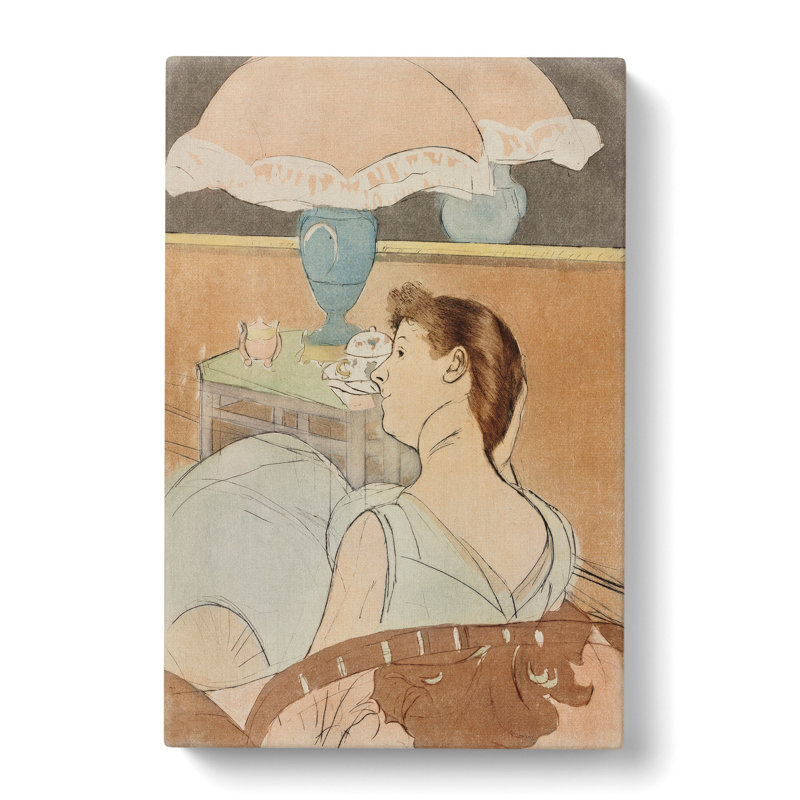Woman by Mary Cassatt - Wrapped Canvas, 76cm H x 50cm W x 3cm D