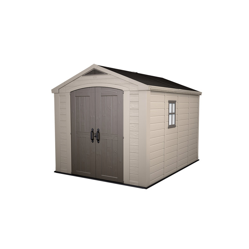 Keter Factor Shed 8x11ft - Brown