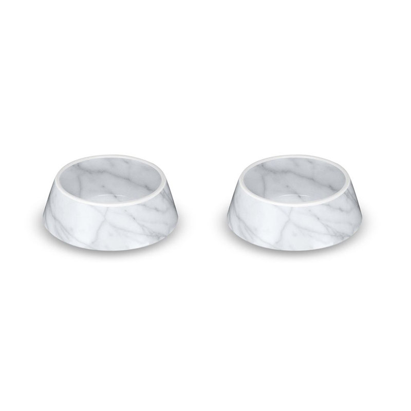 Mila Anti-Skid Pet Bowl, Mila Marble
