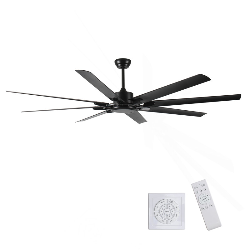 75 Inch Industrial DC Motor Ceiling Fan No Light