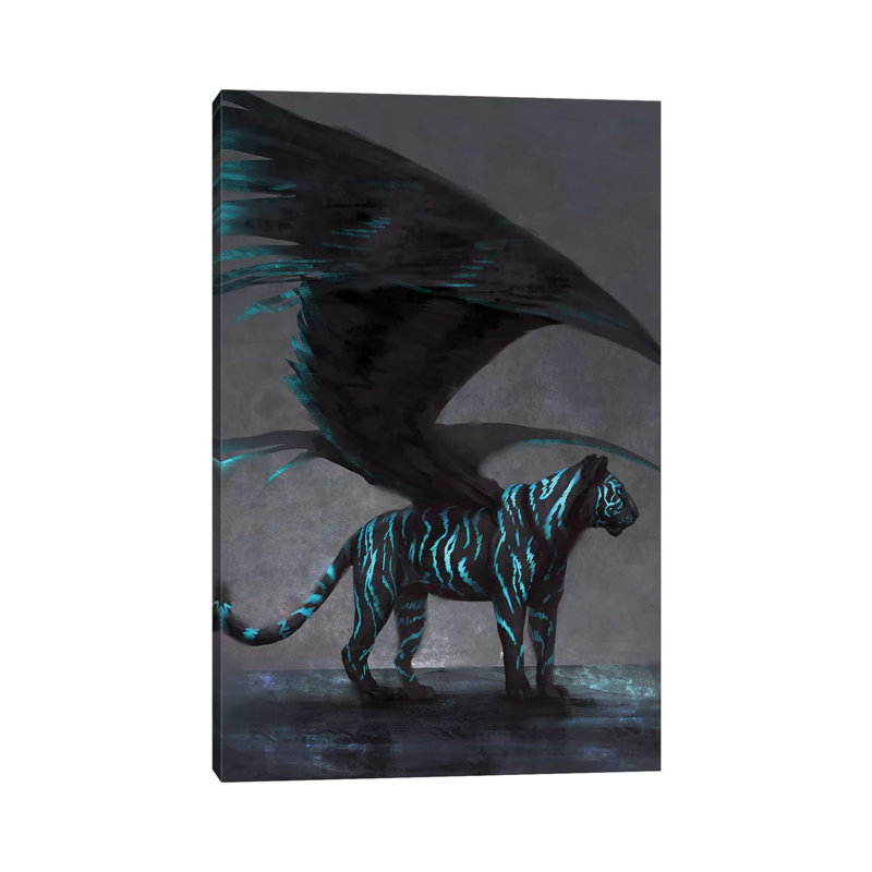Dark Wings by Jade Merien - Wrapped Canvas Gallery-Wrapped Canvas Giclée, 20.32 cm H x 30.48 cm W