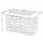 42" Rustic Rectangular Fire Pit Table With MgO And 50000 BTU Burner