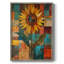 Reproduction encadrée FLORAL Series CDXC III - bois massif-1241485631