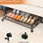 Under Bed Shoe Storage with Wheels,4 Pack Under Bed Storage Containers