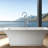 Freestanding Bathtub Faucet With Hand Shower-117612640