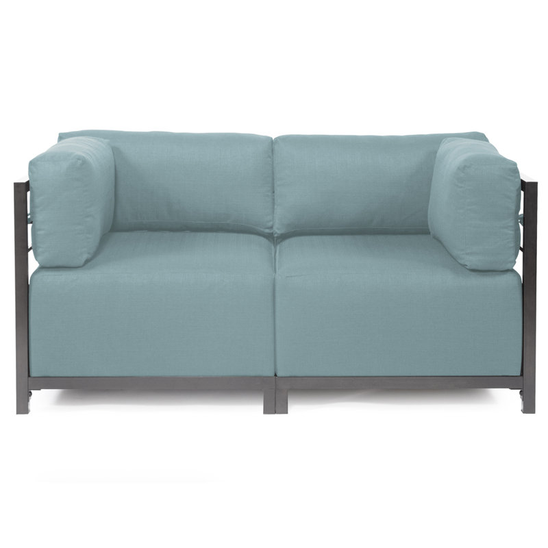 Fauteuil Woodsen, Polyester - brise argentée, Titane