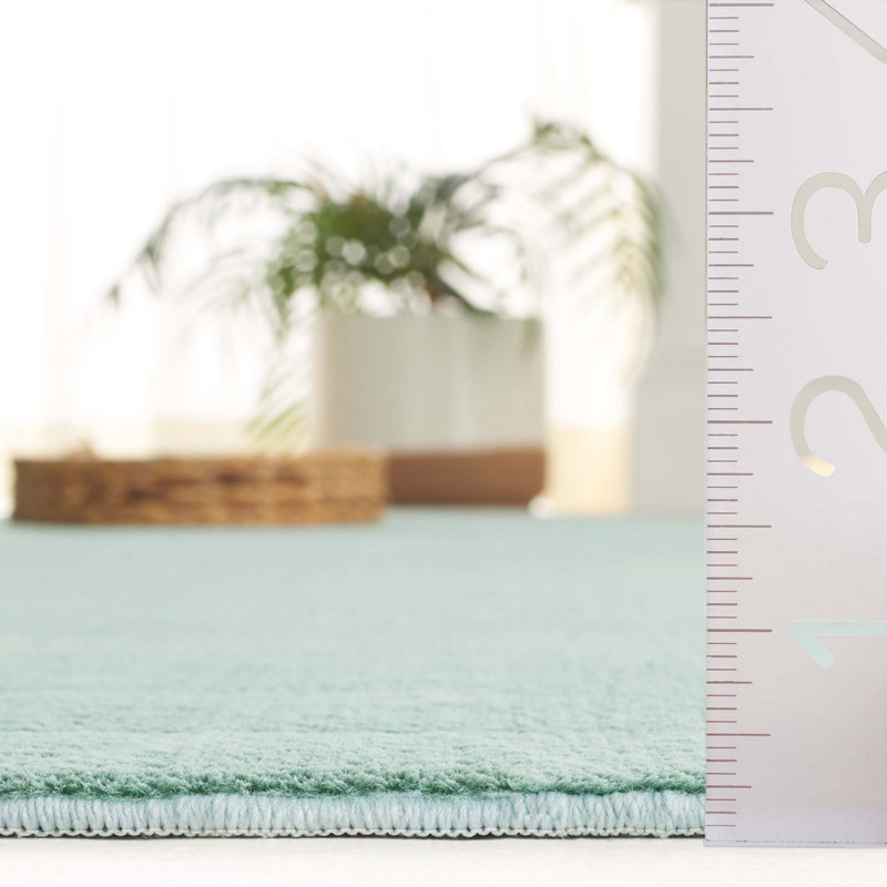 Sage Hand-knotted Wool 5' x 7' Rectangular Area Rug