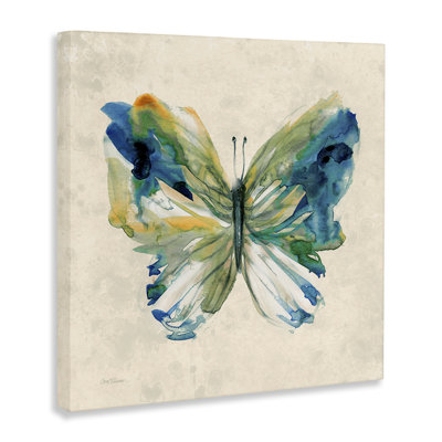 Toile Vivid Abstract Butterfly Wings, design par Carol Robinson
