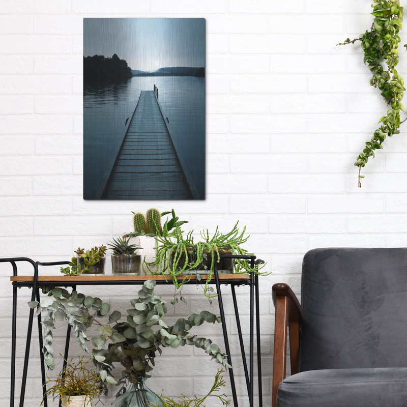 «Dock 3» par Photoinc Studio, art mural en métal, H 16 po x l 12 po
