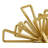 Graidy 3 Piece Gold Metal Geometric Sculpture Set