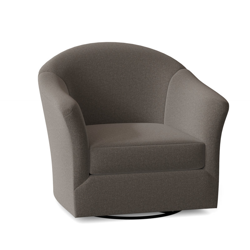 Weston Barrel Chair, Gray Sugar Performance; 0863-84