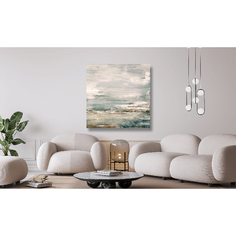 Sea & Sky - Artist Enhanced Canvas Print, 36" H x 36" W x 1.5" D, Unframed