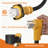 50 Amp Heavy Duty Generator Cord & Power Inlet Box Kit, 15FT/25FT NEMA 14-50P to SS2-50R, STW 6/3+8/1 AWG, 125/250V Twist Lock, ETL Listed, Emergency Home Backup Power Cable