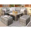 Debbagh Square 9 - Person 89cm Lift-up Long Dining Set-2010404724