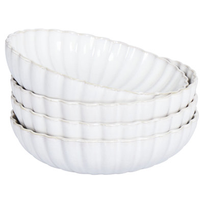 NETTLE 23.67ml Handmade Stoneware Pasta Bowl