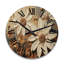 Horloge murale en bois massif Vasanthan-1974311783