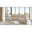Canapé en forme de U rembourré nubby, conception de chaise double confortable avec accoudoirs rembourrés-428437190