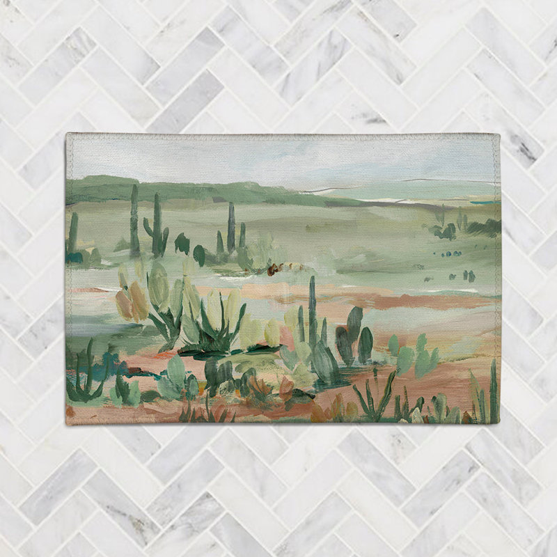 Cactus Skies Chenille Indoor Rug, Rectangle 2' x 3'