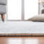 Tapis oriental gris / bleu clair en laine / viscose tissé à la main Panola-1550458180